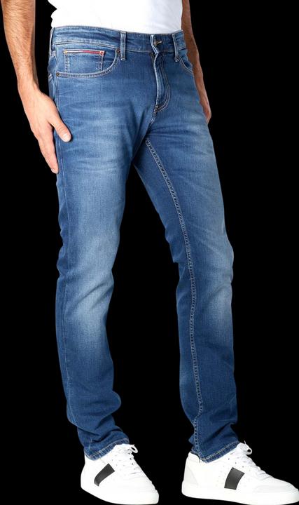 Actual product image Tommy Hilfiger Scanton Slim Fit wilson mid blue stretch (W38/L30)