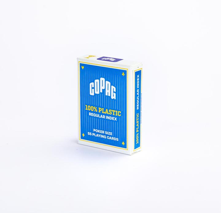 Actual product image Copag Plastic Poker Cards Deck Regular (German, French, Italian, English)