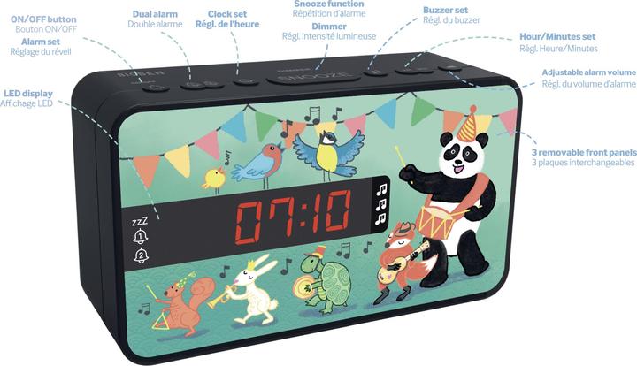 Image du produit Bigben Horloge d'alarme double R16 - Stories