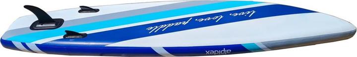 Actual product image Alpidex Inflatable Stand Up Paddle Board SUP (320x76x15cm), Carrying Bag, Paddle, Air Pump, Leash - Cloud