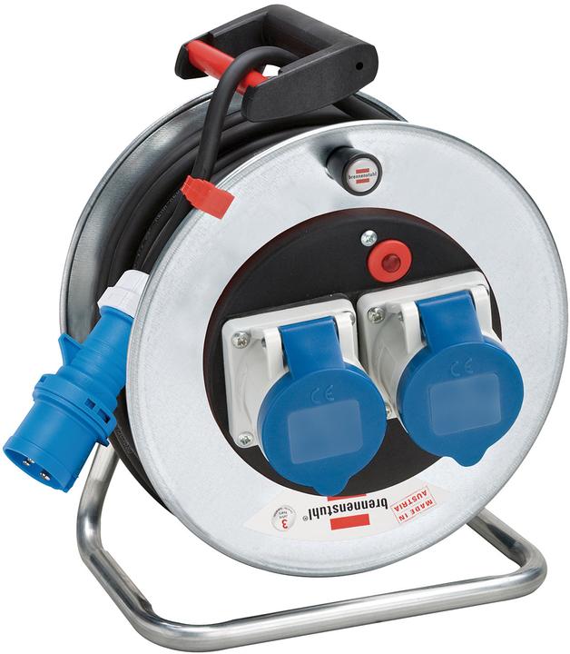 Produktbild Brennenstuhl Kabeltrommel Garant SK 240, 2x CEE-Steckdosen 230V/16A, CEE-Stecker 230V/16A, Kabel 20m H07RN-F (20 m, 2.50 mm²)