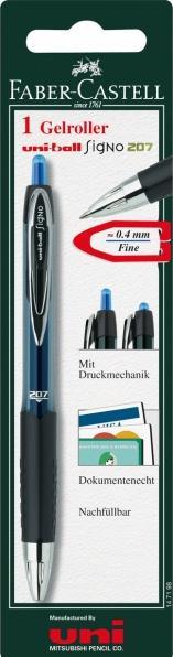 Image du produit Faber-Castell Faber.C.Roller à encre gel UB Signo207 0,4mm bleu BK 147198 (Bleu, 1 x)
