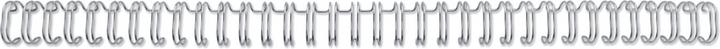Immagine prodotto GBC Spirali metalliche WireBind 2:1, n. 14, A4, argento (200)