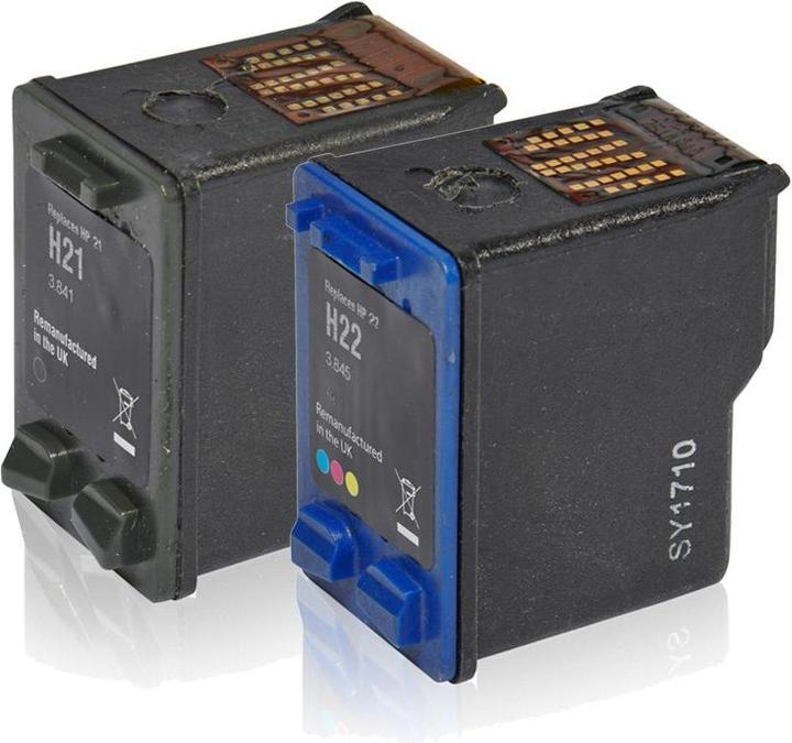 Immagine prodotto Inkadoo Il multipack compatibile con HP SD367AE / 21+22 contiene 2x cartucce d'inchiostro (FC)