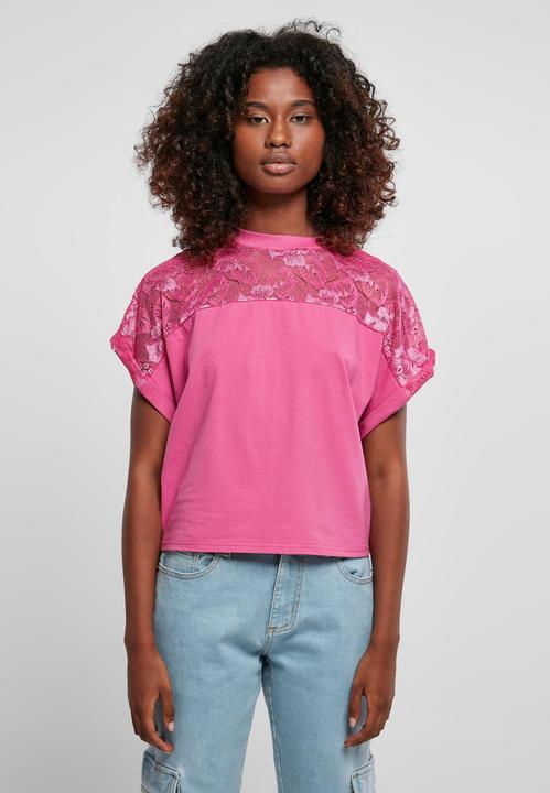 Image du produit Urban Classics Ladies Short Oversized Lace Tee - 12492 (XL)