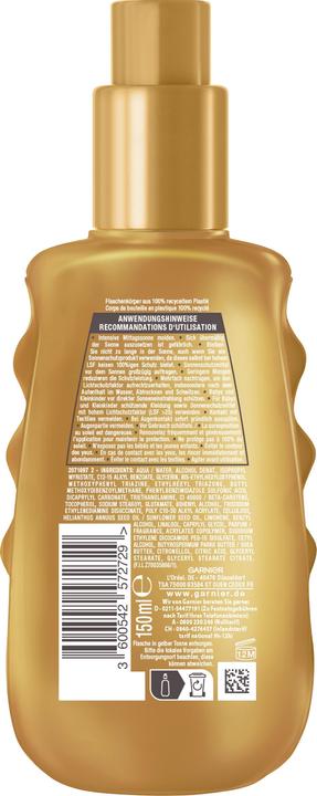 Immagine prodotto Garnier Ambre Solaire Ideal Bronze - Olii (Spray solare, SPF 50, 150 ml, 178 g)