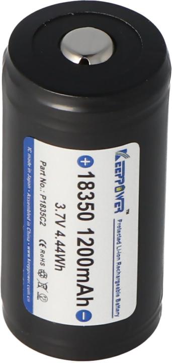 Produktbild Keeppower 18350 (1 Stk., 18350, 1200 mAh)