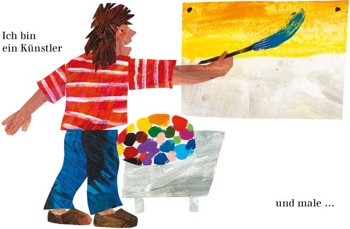 Image du produit Der Künstler und das blaue Pferd (Allemand, Eric Carle, 2019)