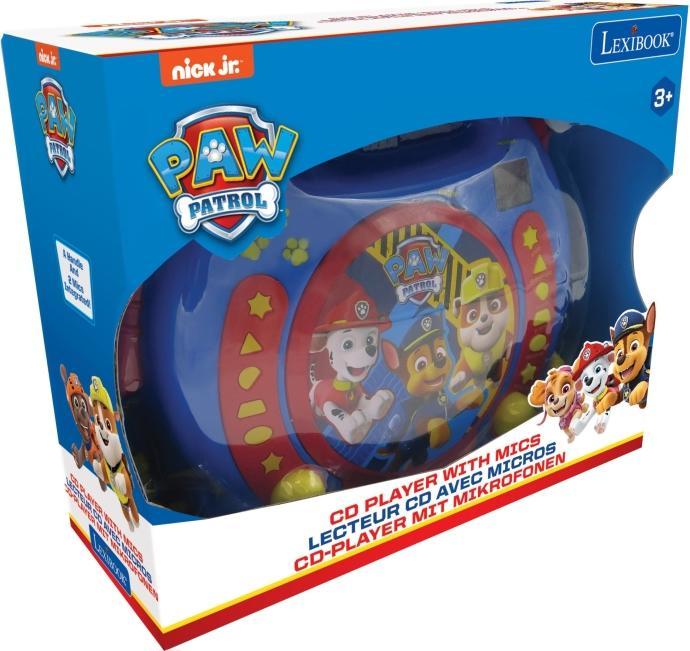 Actual product image Lexibook CD Player with Microphones Paw Patrol