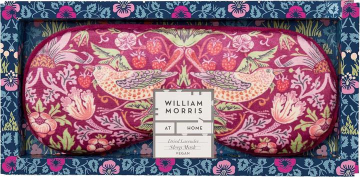 Morris & Co William Morris At Home Lavendel Schlafmaske mit perfekter Verdunkelung Weicher Samt für Komfort (Schlafmaske)