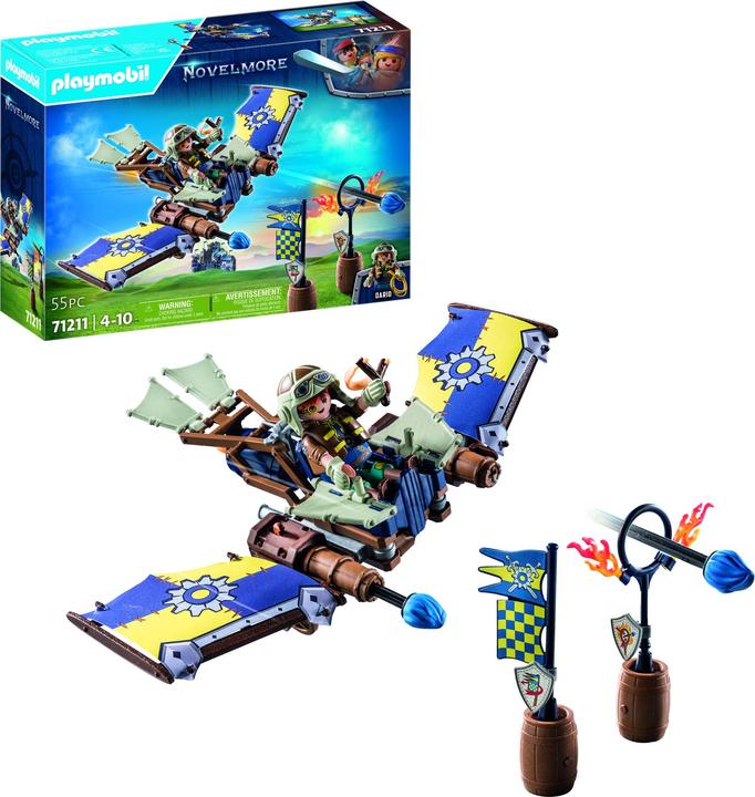Immagine prodotto Playmobil Novelmore - L'aliante volante di Dario (71211, Playmobil Novelmore)