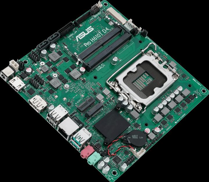 Actual product image ASUS MB PRO H610T -CSM (LGA 1700, Intel H610, Mini-ITX)