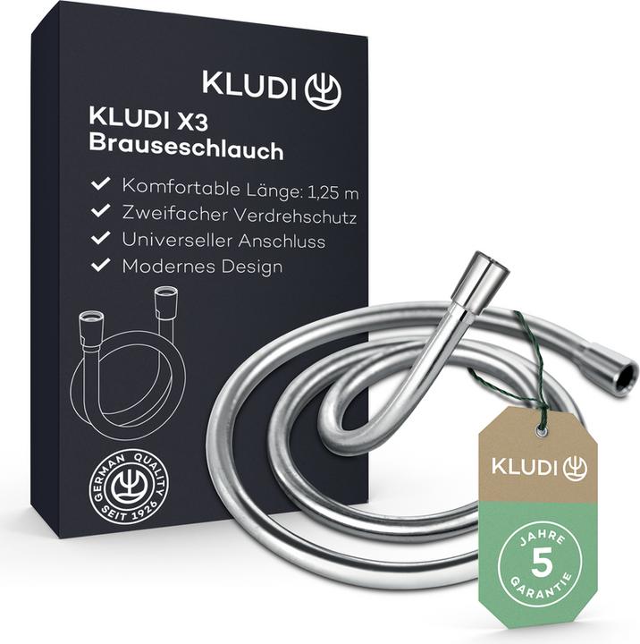 Actual product image Kludi X3 Shower hose (125 cm)
