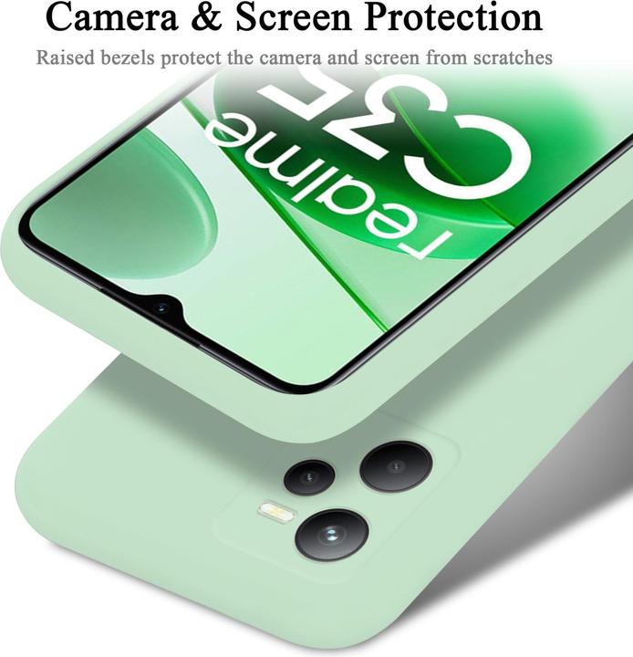 Immagine prodotto Cadorabo Custodia in silicone liquido TPU per Realme C35 / Narzo 50A PRIME (Realme C35, Realme Narzo 50A Prime)