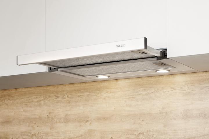 Wesco Built-in hood EVM 205-60 with handle white (4010763)