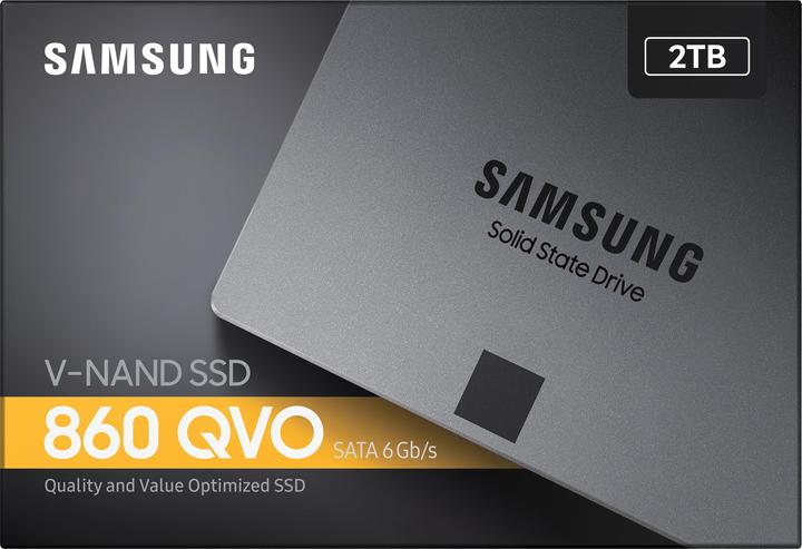 Actual product image Samsung 860 QVO (2000 GB, 2.5")