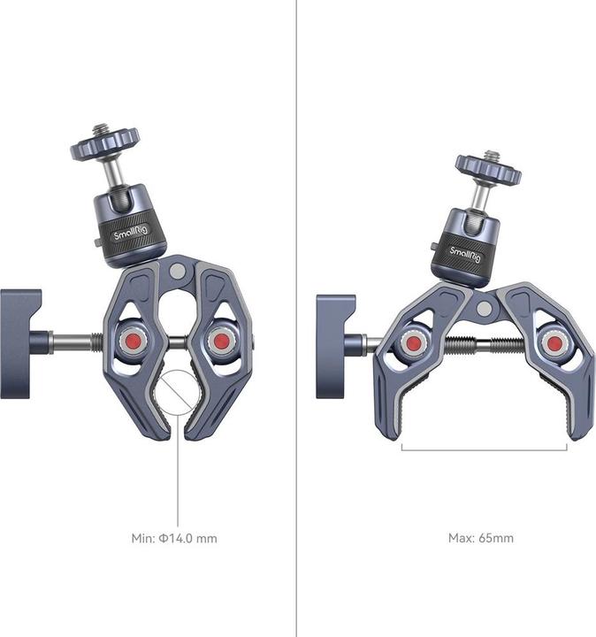 Produktbild SmallRig Super Clamp with 360° Ball Head Mount for Action Cameras 4102B