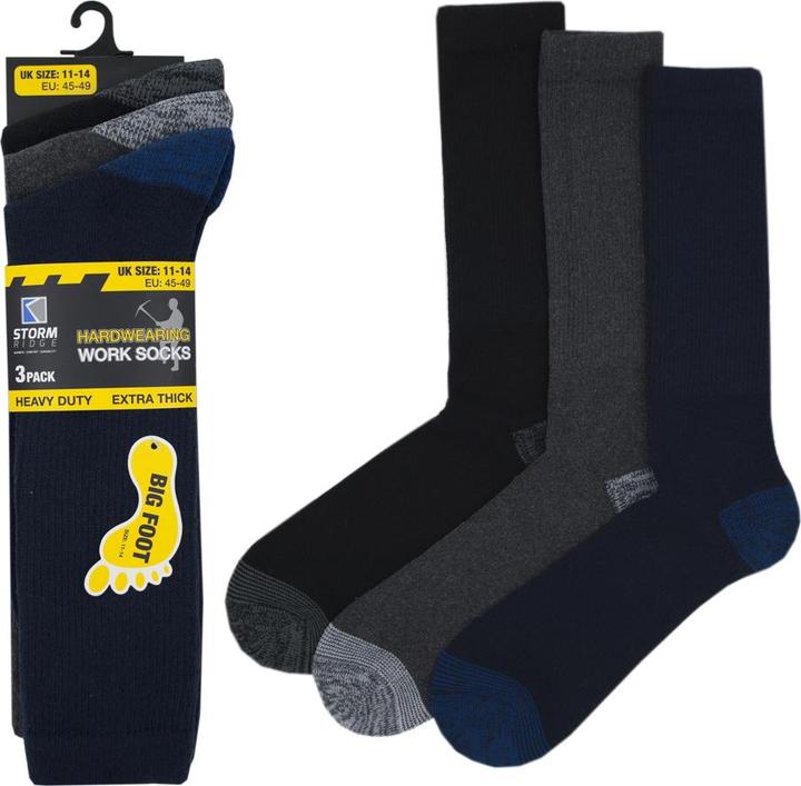 Image du produit Storm Ridge Chaussettes de travail 3 paires (45 - 49)