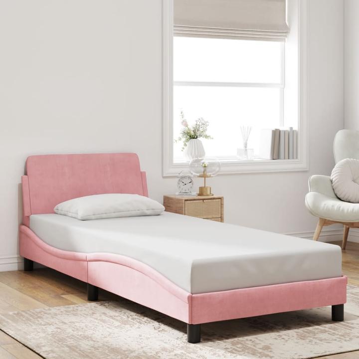 Immagine prodotto VidaXL Struttura letto con testiera in velluto (90 x 190 cm)
