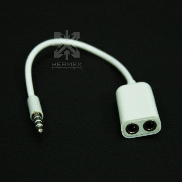 Produktbild Hermex Audio Y Kabel VERTEILER Splitter Anschluss 3.5mm