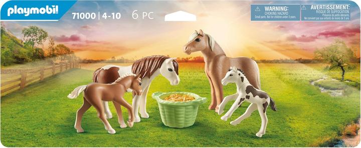 Image du produit Playmobil 2 poneys islandais avec leur poulain (71000, Playmobil Country)