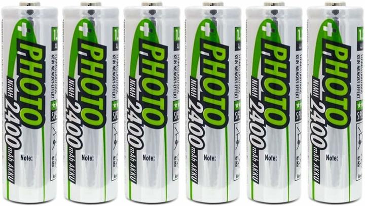 Actual product image Ansmann Mignon (AA) battery NiMH 4 + 2 gr (6 pcs., AA, 2400 mAh)