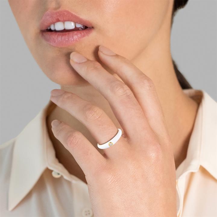 Immagine prodotto Glanzstücke München Donna Argento Sterling Cubic Zirconia Oro Giallo - 33804 (48, 925 Argento)