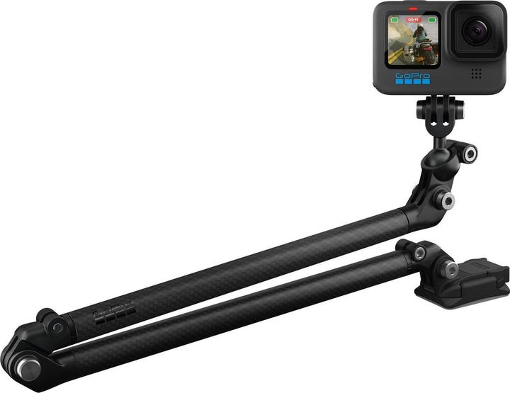 GoPro Boom + Adhesive Mounts (HERO8 Black, Hero 6 Black, Hero 7 Black, Hero 5 Black, Hero 10 Black, Hero 12, Hero11 Black Mini, Hero 11)