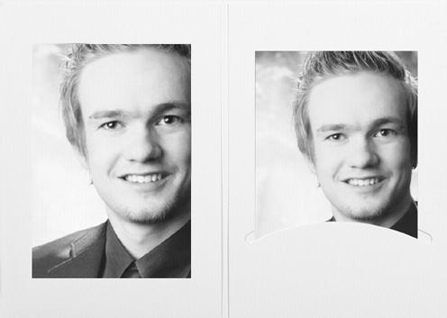 Produktbild Daiber 1x100 Portraitmappen m. Passepartout 13x18 (13 x 18 cm)