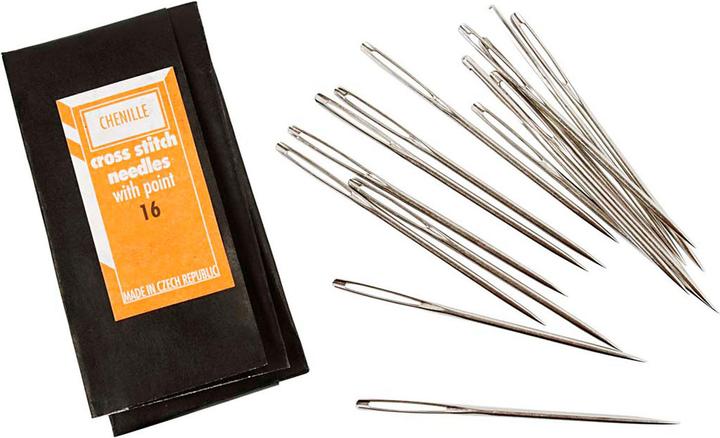 Actual product image Creativ Company Borduurnaalden met Scherpe punt, 5,4cm, 25st.