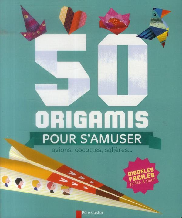 Immagine prodotto 50 origamis pour s'amuser : avions, cocottes, salières (Francese, Cosneau Olivia, 2014)