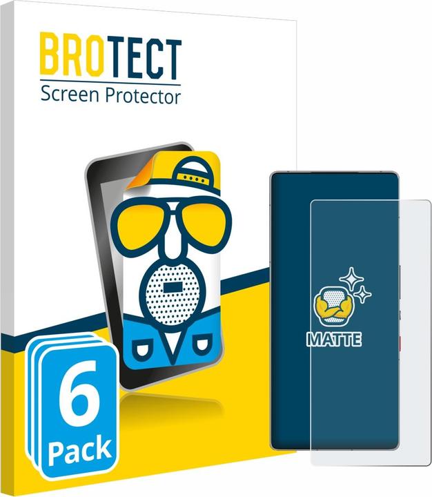 Actual product image BROTECT Protector Anti-Glare (6 Piece, Nubia Red Magic)