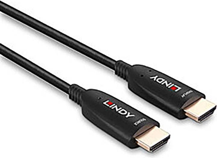 Immagine prodotto Lindy Cavo HDMI ibrido in fibra ottica da 10 m 8K60 Cavo AOC per qualsiasi applicazione e risoluzione HDMI (10 m, HDMI)