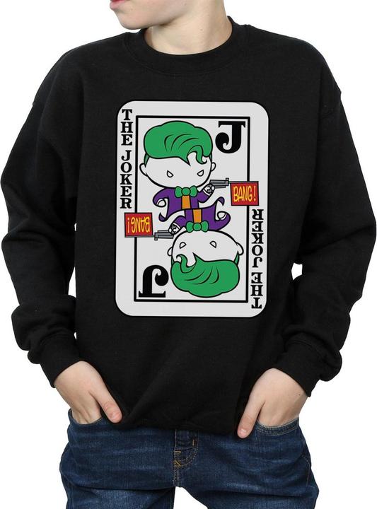 Produktbild Chibi Joker Playing Card Sweatshirt Jungen (128)