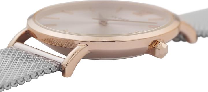 Actual product image Cluse Minuit Mesh Rosé (Analogue wristwatch, 33 mm)