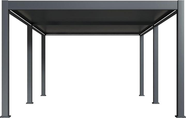 Immagine prodotto Weide Pergola elettrica 4x6m antracite con LED (600 cm, 400 cm)