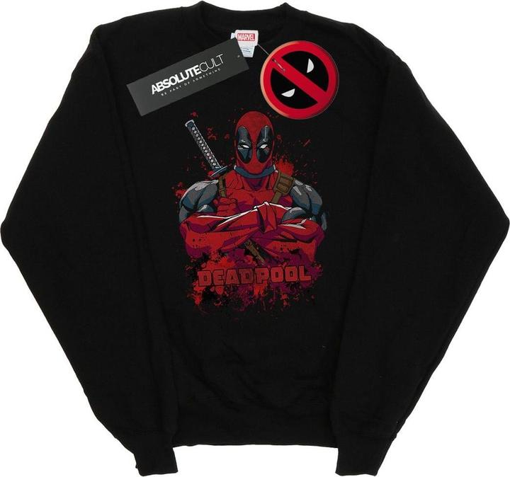 Deadpool Pose Splat Sweatshirt (XXL)