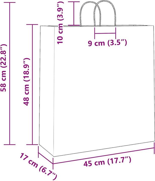 Actual product image VidaXL Marijo (Gift bag, 250 x)
