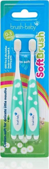 Produktbild Brush-Baby Brush Baby FirstBrush Zahnbürste für Kinder - 2er Pack (2 x)