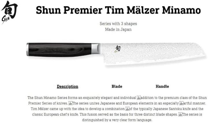 Actual product image Kai Shun Premier Tim Mälzer Minamo (18 cm)