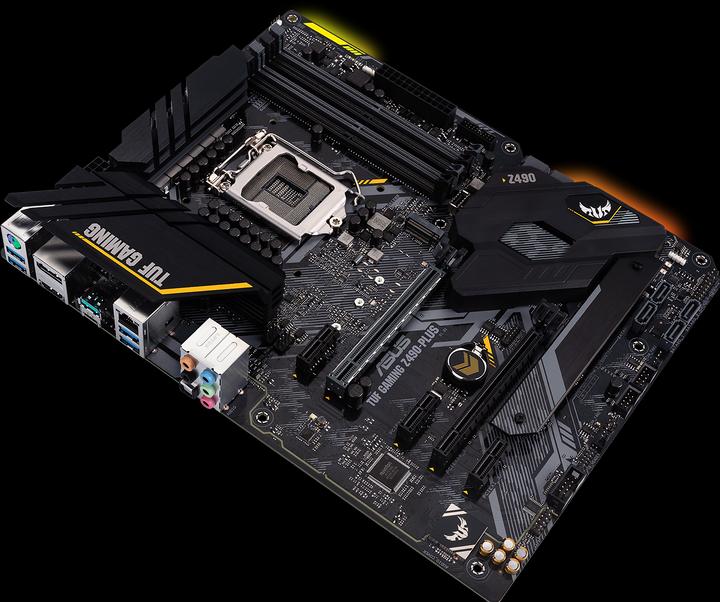 Image du produit ASUS TUF Gaming Z490-PLUS (LGA 1200, Intel Z490, ATX)