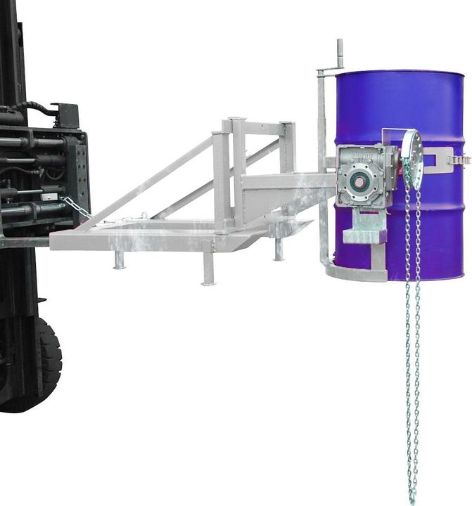 Actual product image eurokraft pro Bauer drum tipper FD/L-K hot-dip galvanised