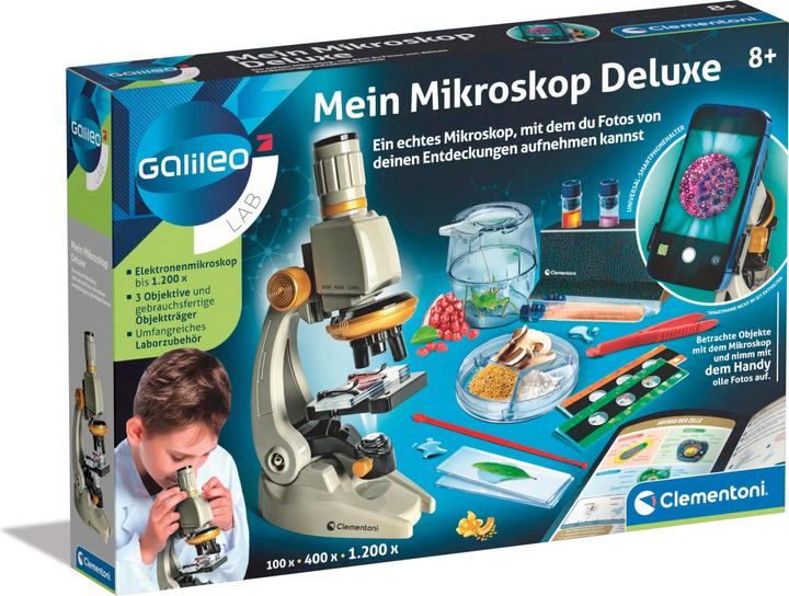Actual product image Clementoni My Microscope Deluxe EN