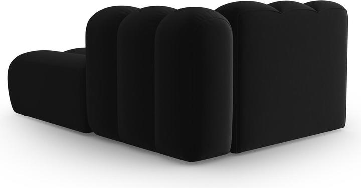 Actual product image Micadoni Velvet Chaise Longue Right, "Lupine", 2 Seats, 117x177x70Made in Europe (Chaise longue)