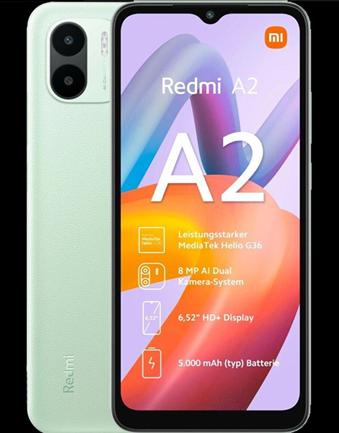 Actual product image Xiaomi Redmi A2 (32 GB, Light green, 6.52", Dual SIM, 8 Mpx, 4G)