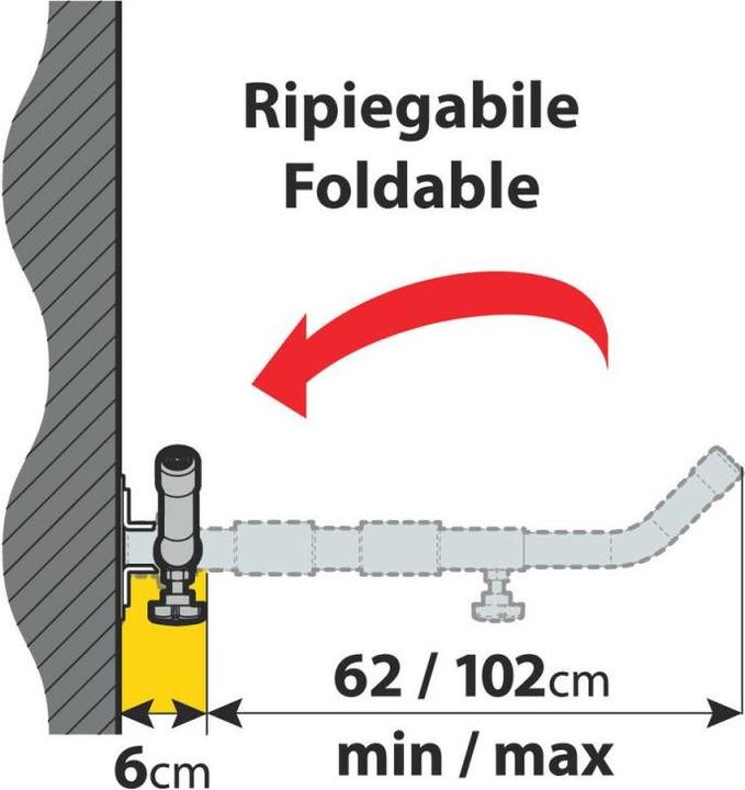 Produktbild Nordrive Paar Wandhalter für Dachbox
