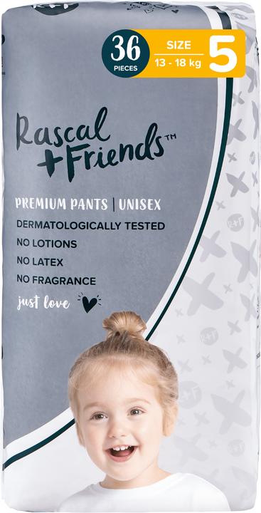 Rascal+Friends Premium Pants (Size 5, Pack, 36 Piece)