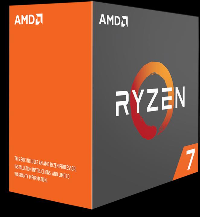 Actual product image AMD Ryzen 7 1800x (AM4, 3.60 GHz, 8 -Core)