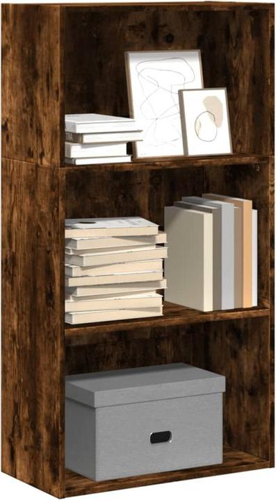 Immagine prodotto VidaXL Bücherregal Regal Standregal Büroregal Aufbewahrungsregal Räuchereiche (60 x 30 x 114 cm)