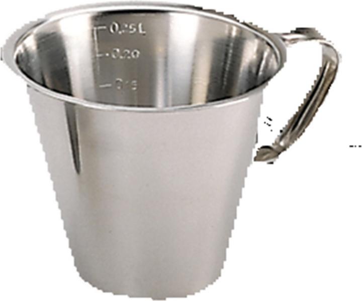 de Buyer Small measuring cup without ring base, graduated 10cl (100 ml)